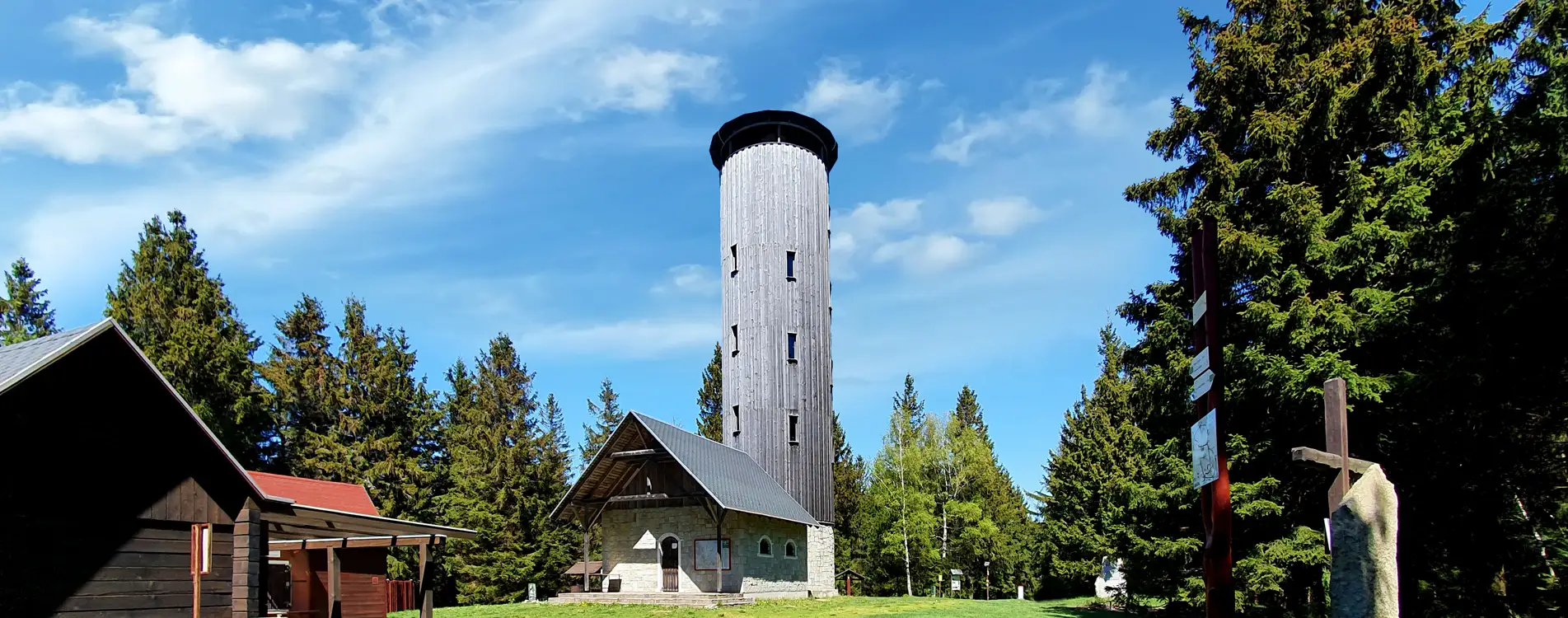 Rozhledna na Borůvkové hoře - Rychleby