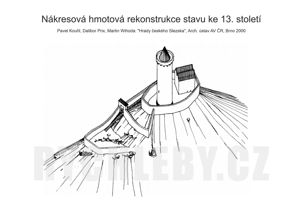 kaltenstejn-nakres-hmotove-rekonstrukce-stavu-ve-13-stoleti-kouril