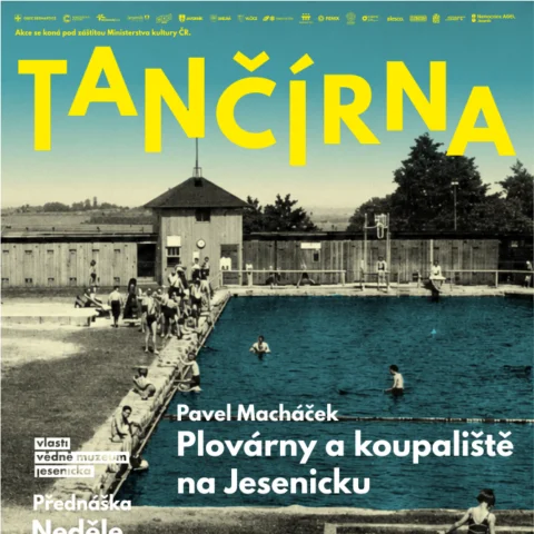 Plakát akce PLOVÁRNY A KOUPALIŠTĚ NA JESENICKU
